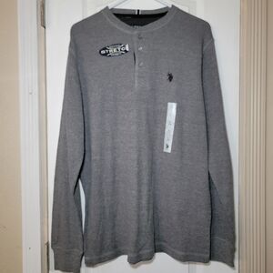 U.S. Polo Assn. Gray Long Sleeve Size L